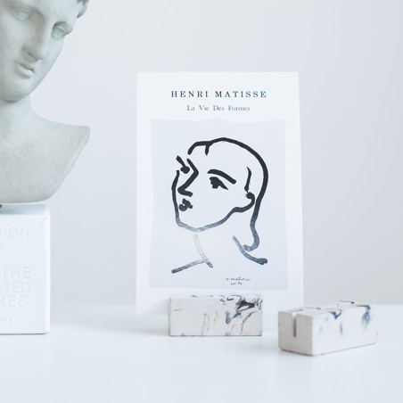 Nordic Minimalist Modern Terrazzo Decor Postcard Holder Desktop Photo & cards Holder