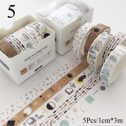 Exquisite Japanese washi tape set From Basic soft colors to gorgeous designs